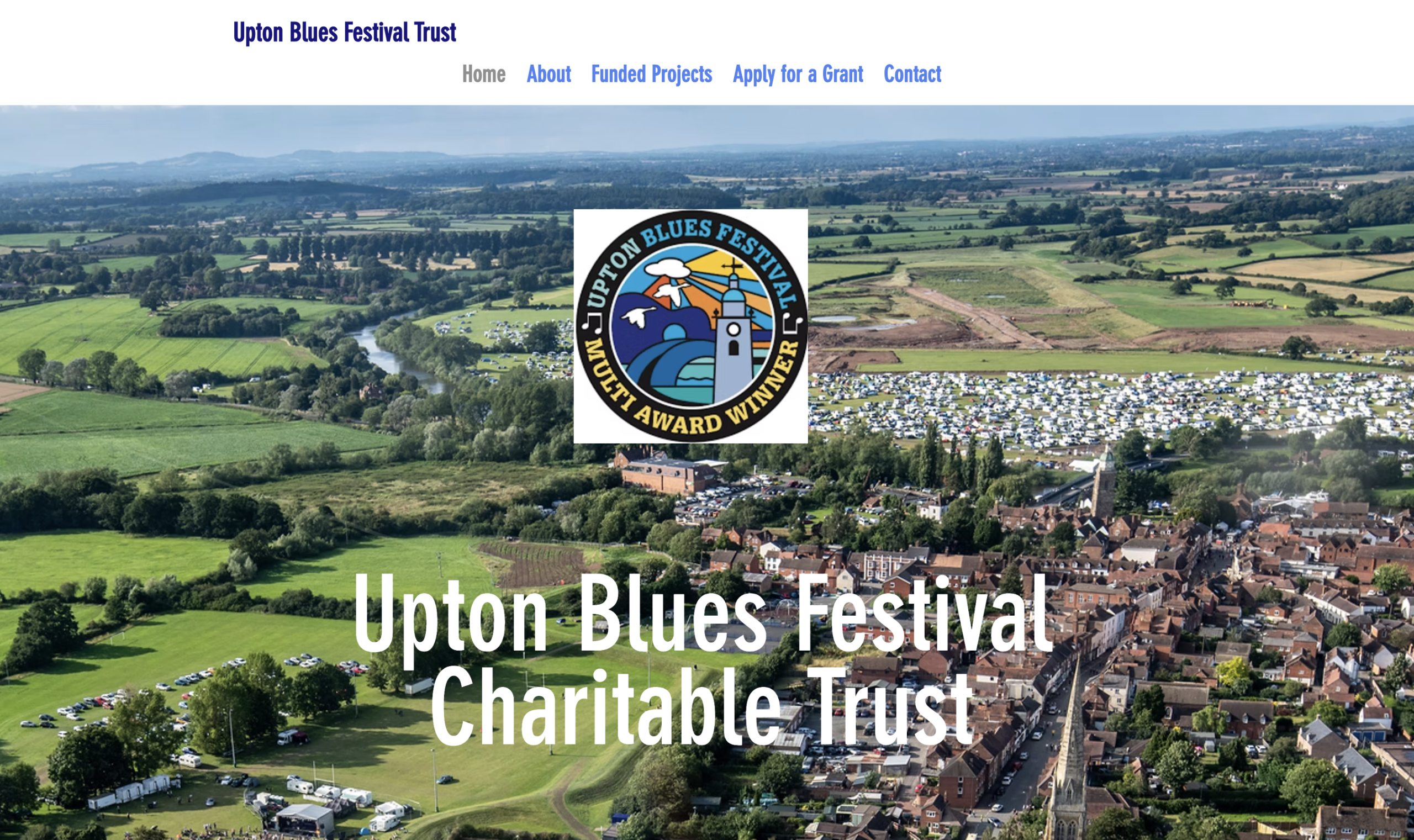 Upton Blues Charitable Trust website Upton Blues Charitable Trust website